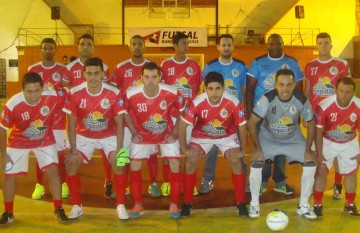 Campos Altos - Barrão, Caio, Ronan, Vinicim, Douglas, Raul, Danilo, Túlio, Leonardo, Rosca, Lucas e o técnico Júlio Moreira